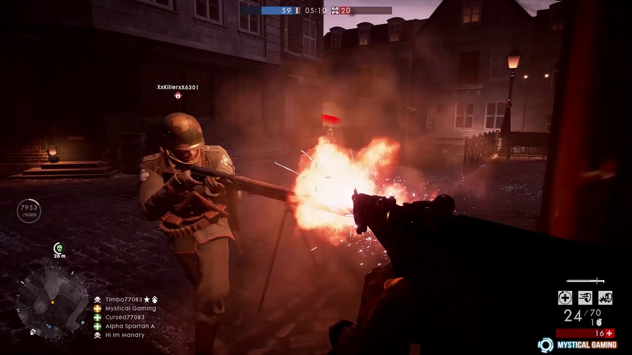 Battlefield 1 - Team Deathmatch - Prise de Tahure (XBOX ONE) - YouTube