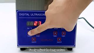 How to Use a 2L Digital Ultrasonic Cleaner | Lab-Grade Stainless Steel