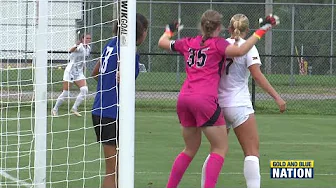Highlights: WVU women's soccer scores twice in season-opening win over Delaware thumbnail