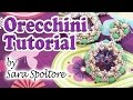 Tutorial orecchini con perline - Come incastonare con le perline Superduo - Gioielli fai da te