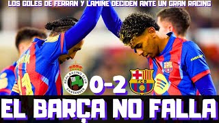 El Barcelona Se Emplea A Fondo Y Gana A Un Buen Racing Con Es De Lamine Yamal Y Ferran. Flick...