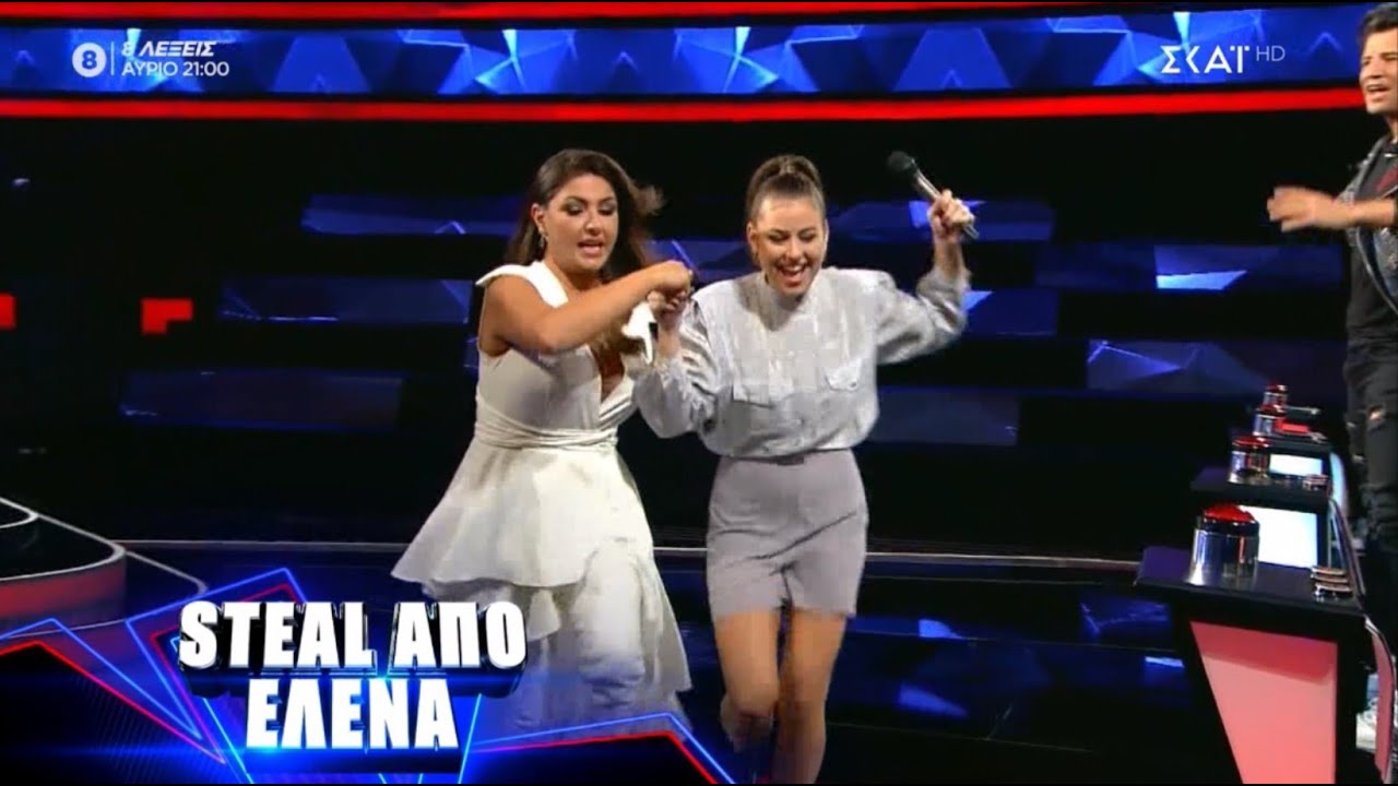 Το steal Παπαρίζου από τον Ρουβά | The Voice of Greece 5 - Knockouts