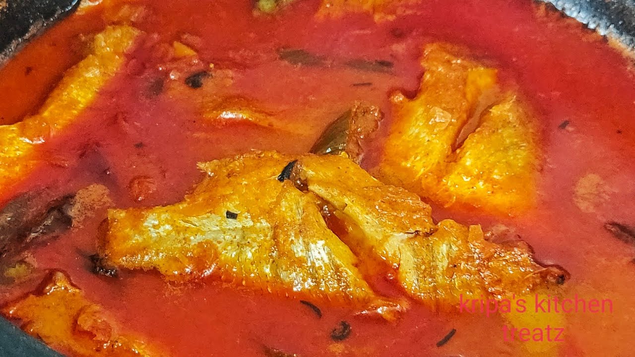 Fish Curry Silver biddy [ Pranjil ] Fish Curry Kerala Style Fish