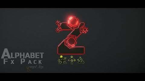 [UNITY/UE4] AlphabetFXPack