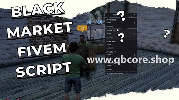 GANG BLACKMARKET SCRIPT | QBCore Framework Script