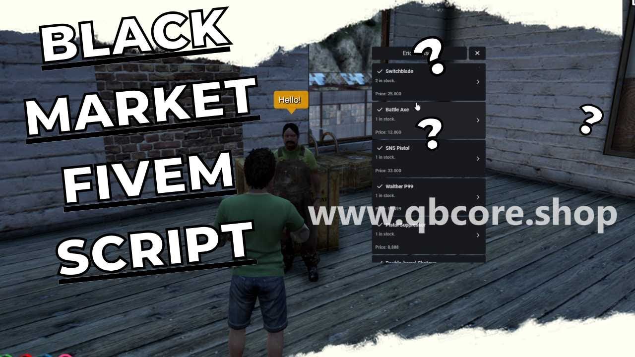 Black market webshop