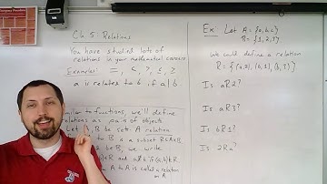 Section 5.1 (part 1) - Introduction to relations