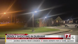 Durham Glasson Street shooting