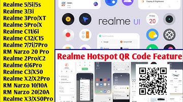 Realme WiFi Hotspot QR Code Scanner Feature | Realme Hotspot QR Code Scan Update All Realme Devices