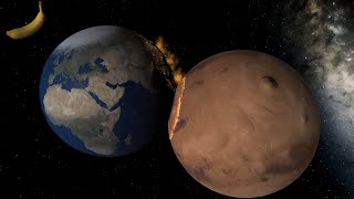 Earth Crashes Into Mars? - Universe Sandbox