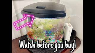Aqueon LED MiniBow Small Aquarium Fish Tank Kit, 2.5 Gallon- Watch BEFORE buying! Aqueon LED MiniBow Small Aquarium Fish Tank Kit, 2.5 Gallon- Watch BEFORE buying!