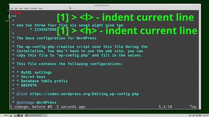 Vim (06) - Indent and Repeat