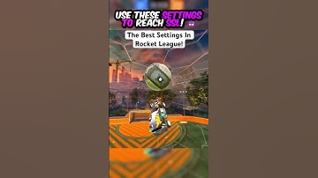 The BEST Settings In ROCKET LEAGUE! 😈🔥 #rocketleague #rl
