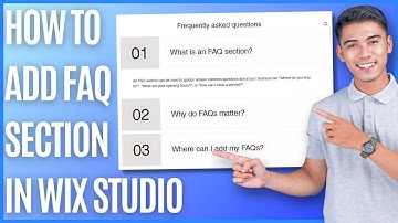 How to Add FAQ Section in Wix Studio [Quick Guide]