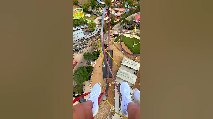 🤯 Could YOU Ride This INSANE Rollercoaster? (Six Flags Fiesta Texas) #shorts