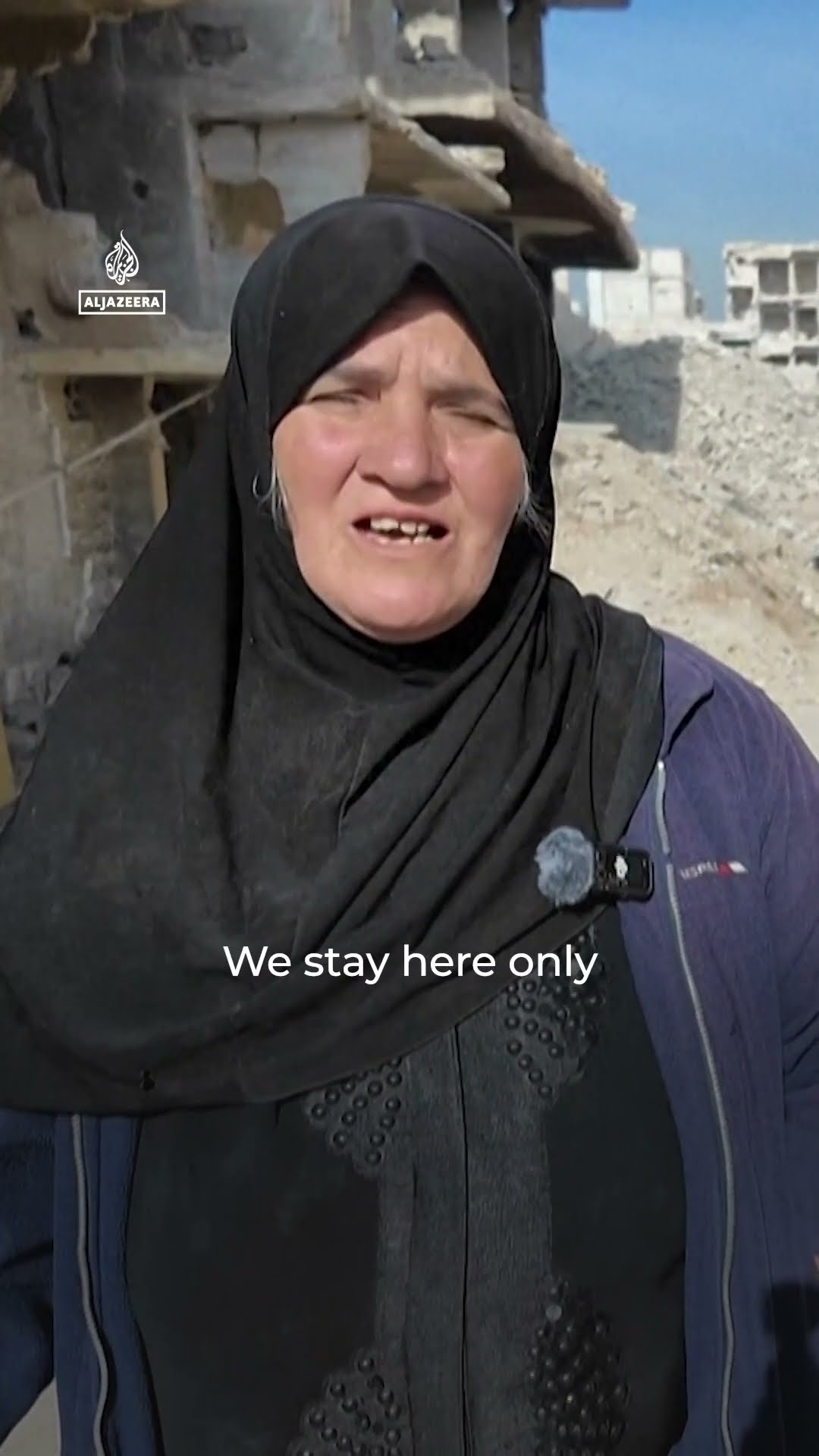 ‘Our homes were destroyed’ Palestinian residents return to Yarmouk camp | AJ#shorts