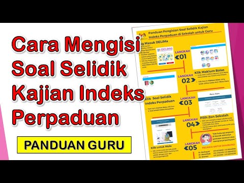 Video: Cara Mengisi Borang Soal Selidik Untuk Kad Sosial