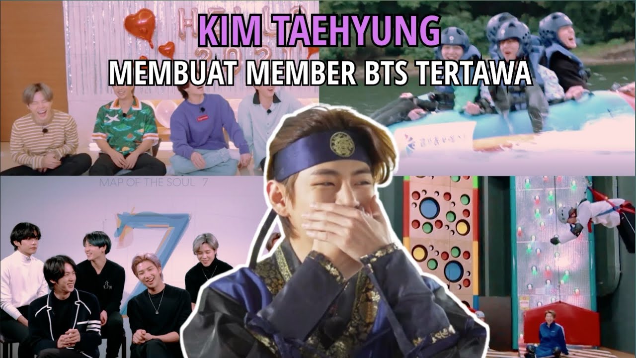 TAEHYUNG DENGAN MUDAH MEMBUAT MEMBER BTS YANG LAIN TERTAWA || BTS FUNNY MOMENTS