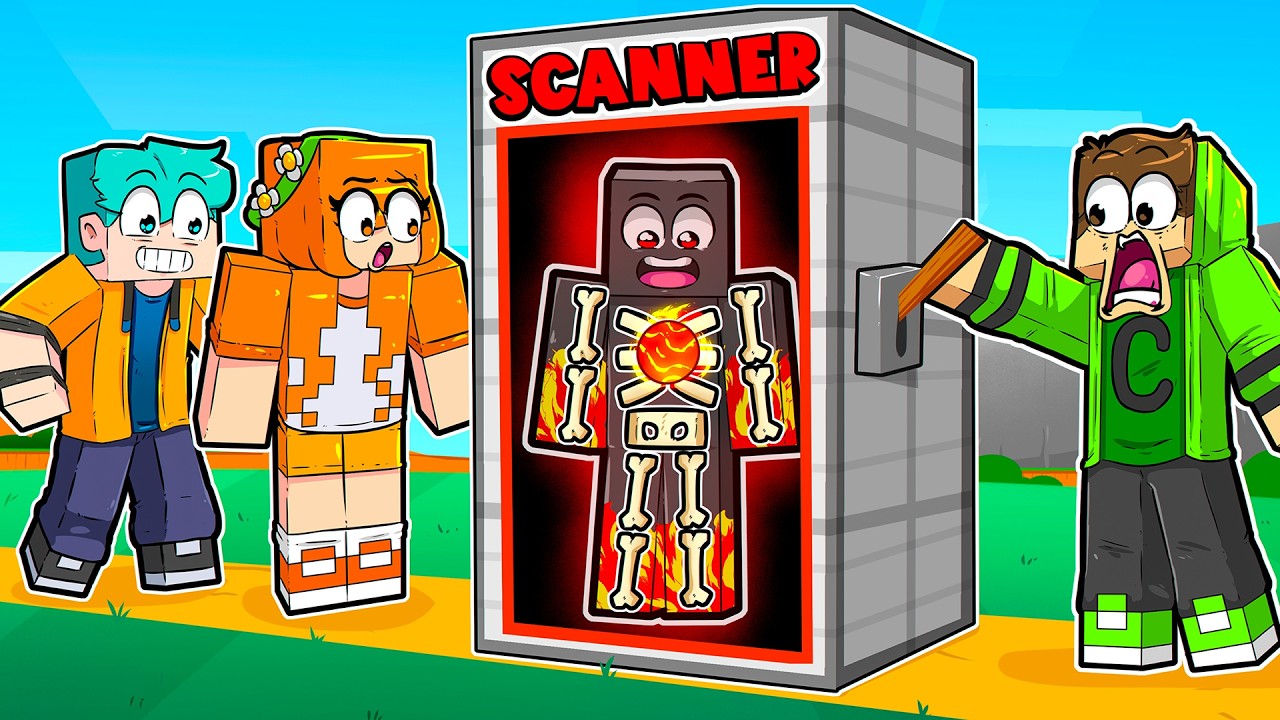 Использую сканер, чтобы найти секреты друзей в Minecraft!