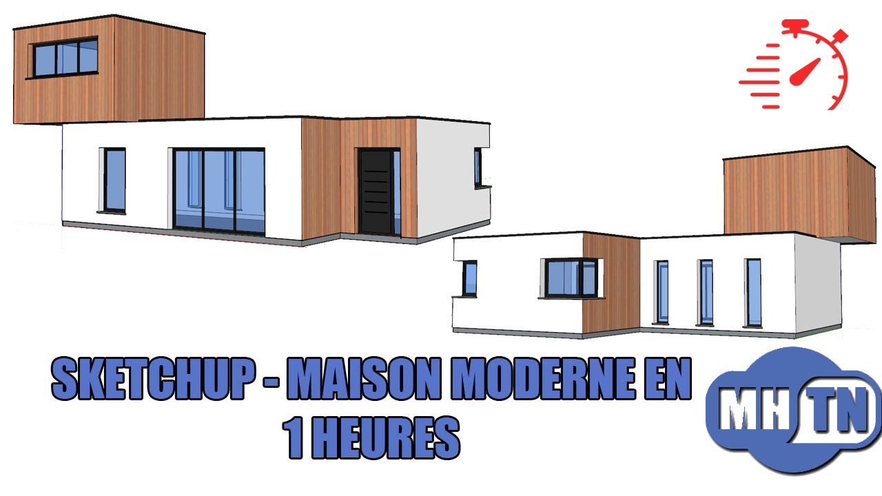 Comment Faire Une Maison Moderne Sur Sketchup | Ventana Blog