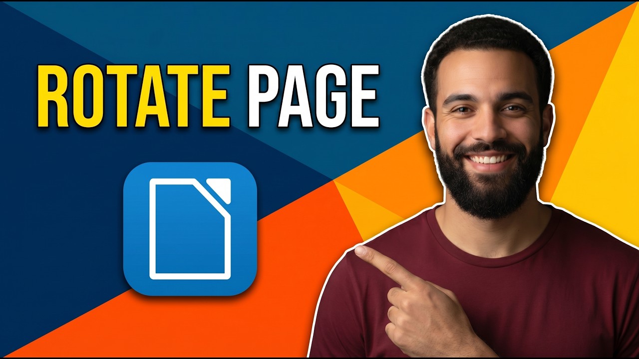 How To Rotate Page LibreOffice Easy Guide - YouTube