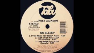 Janet Jackson - No Sleeep (Even When You Sleep '86 Remix) @InitialTalk