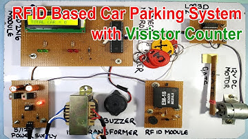RFID based Car Parking System with Visitor Counter | in Hindi