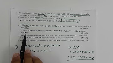 Titration Calculations - 4 of 6 GCSE/A-Level/IB