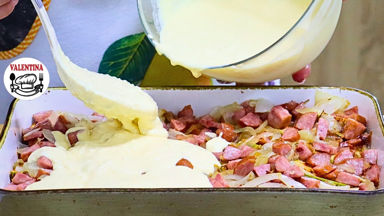 Tako je ukusno da ga pripremam 3 puta nedeljno❗Novi HIT-Recept za Musaku od tikvica💥Lagani ručak👌🥒❗