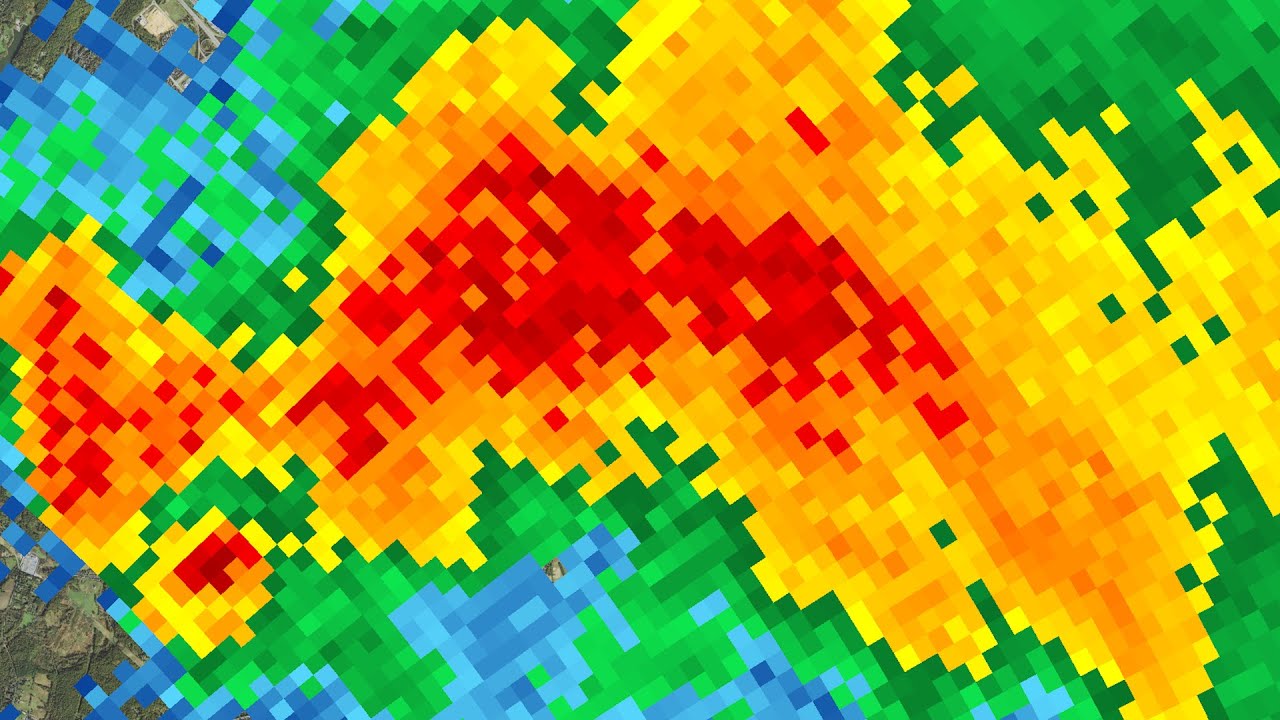 2024 Gaithersburg, Maryland Supercell Radar Loop - YouTube