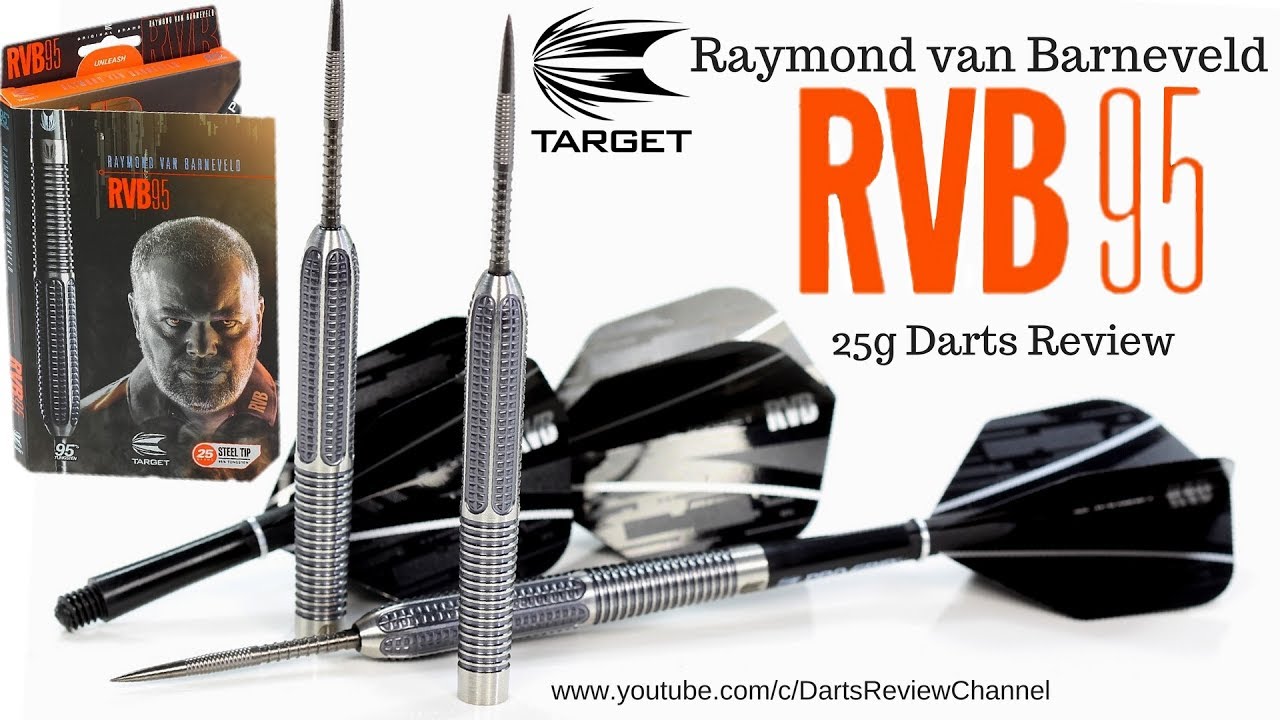 RVB 95 レイモンド・ヴァン・バーナベルド ジェネレーション4 25g Target Raymond van Barneveld RVB 95 25g darts review - YouTube