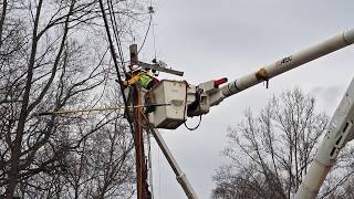 West Penn Power Crews Work to Restore Power After 2/24/19 Wind Storm