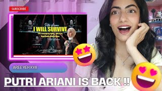 PUTRI ARIANI - I WILL SURVIVE (LIVE PERFORM) GLORIA GAYNOR (COVER) REACTION