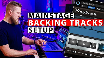 How to Setup Simple Backing Tracks in MainStage 3 using the Playback Plugin