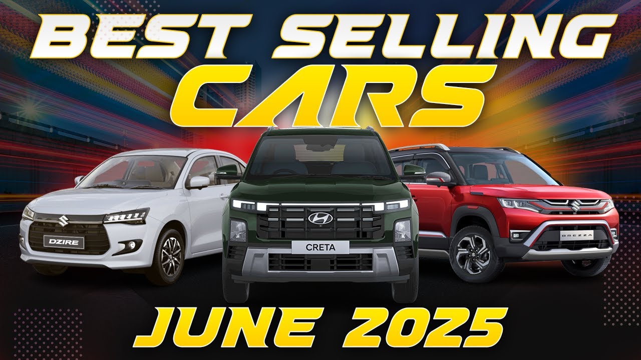 Top 25 Best-Selling Cars in India June 2025 - YouTube