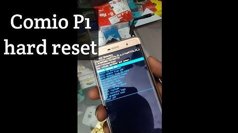 Comio P1 hard reset and pattern unlock done