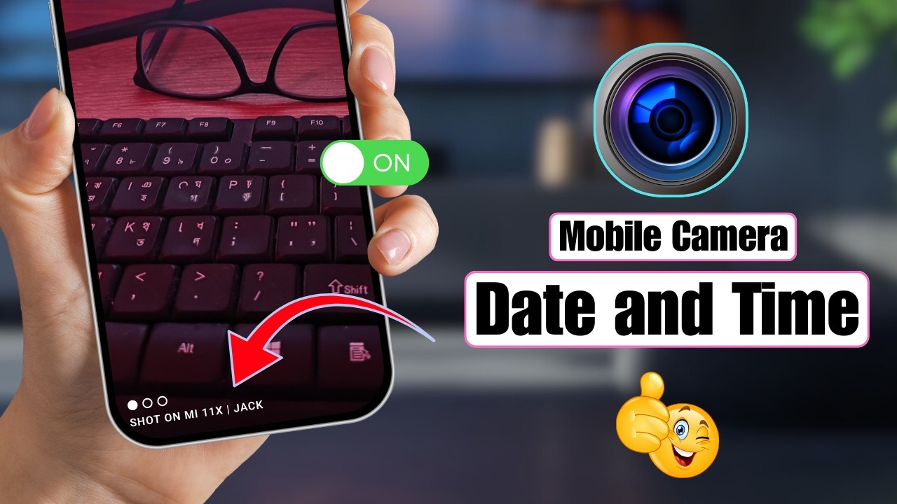 How to Enable Date and Time in Mobile Camera | Show Timestamp on Photos ...