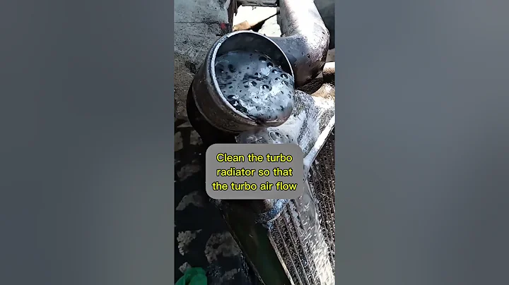 turbo radiator cleaning! #youtube #shorts #foryou