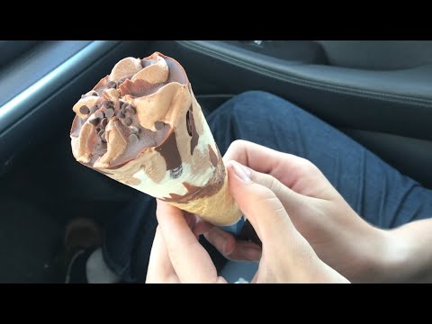 FIRST taste of a nestle drumstick