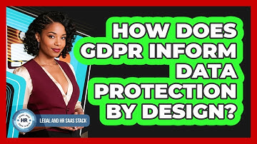 How Does GDPR Inform Data Protection by Design?