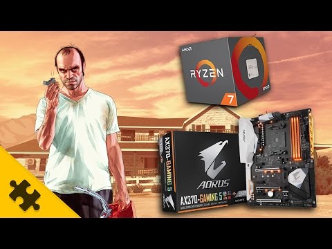 GTA 5 НА УЛЬТРАХ? Ryzen 7 и GIGABYTE AORUS ИДУТ НА ПОМОЩЬ!!