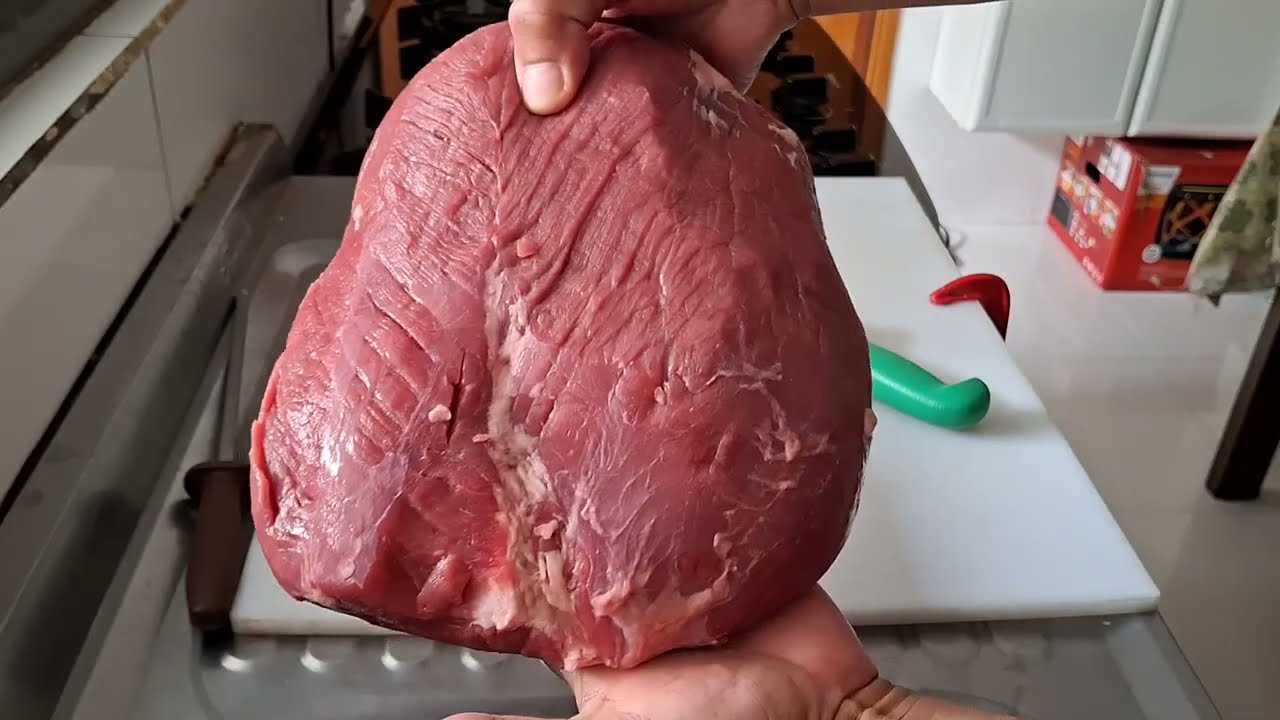 Como cortar alcatra beeem finoo