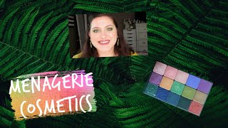 MY MENAGERIE COSMETICS EYESHADOW SINGLES | SWATCHES & LOOK (Cruelty-Free & Vegan)