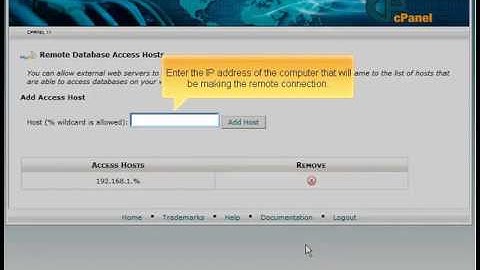 Allowing Remote MySQL Connections in Cpanel X3 Theme - Ispaze.com