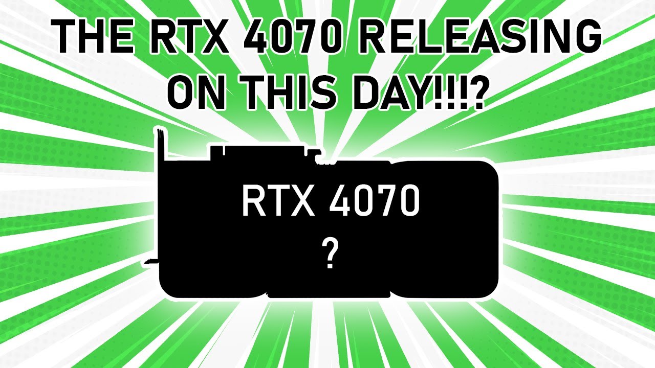 RTX 4070 Releasing on this Date!!