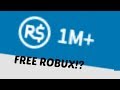 How To Get 1 Million Robux On Roblox