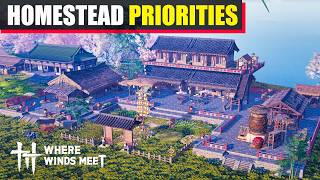 In-Depth Guide to Homestead Profit & Priorities - Where Winds Meet