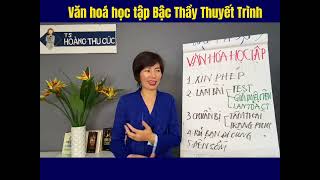 Văn Hoá Học Tập Lớp Bậc Thầy Thuyết Trình