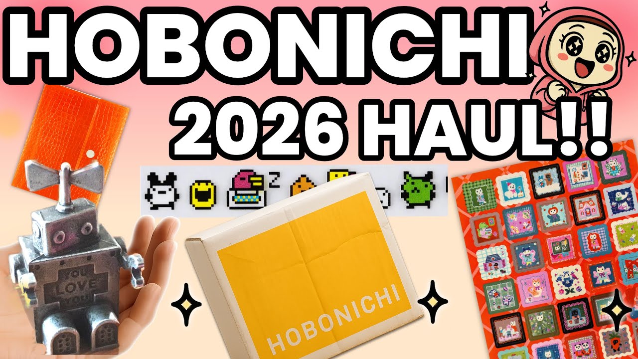 Hobonichi 2026 Haul | Cute Techo Journals & Stationery