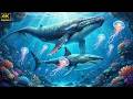 Ocean Wildlife 4K 🌊| Nature Animals Under The Ocean - Peaceful Relaxation Music #usa #music